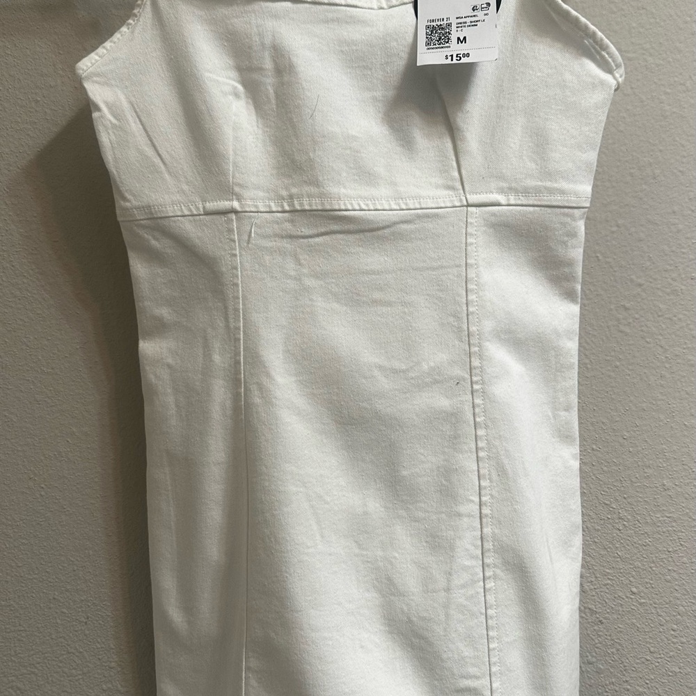 Forever 21 White Sleeveless Dress